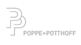 Poppe+Potthoff Logo grau
