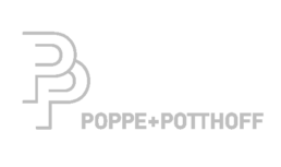 Poppe+Potthoff Logo grau