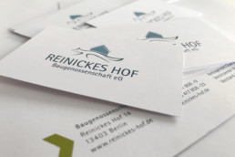 Geschäftsausstattung für Reinickes Hof eG